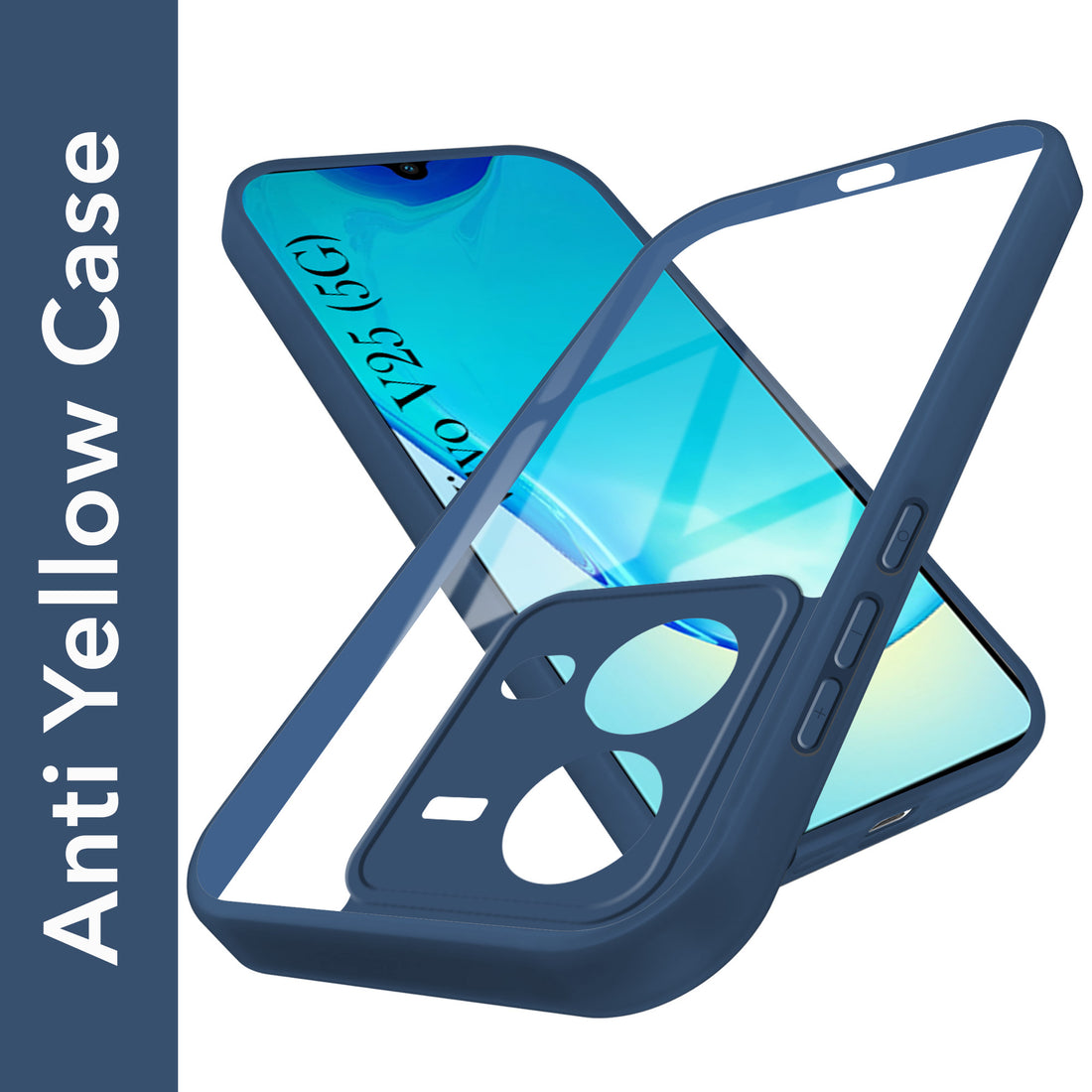 For Vivo V25 5G Back Cover Case Ultra-Hybrid (Lifetime Anti Yellow | Anti Scratch | Crystal Clear Shockproof)
