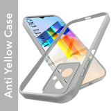 For Vivo T1 5G Back Cover Case Ultra-Hybrid (Lifetime Anti Yellow | Anti Scratch | Crystal Clear Shockproof)