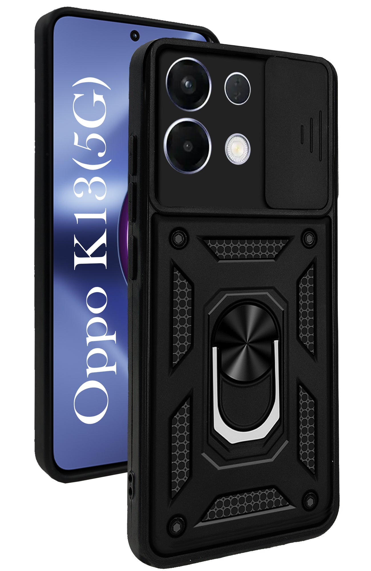 For Oppo K13 Back Cover Case (Hybrid Dual Armor Polycarbonate)
