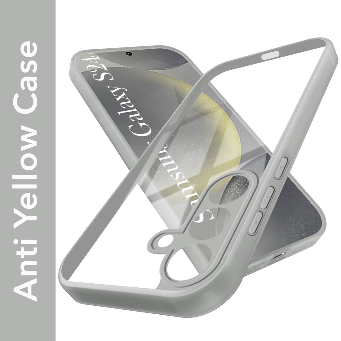 For Samsung Galaxy S24 Back Cover Case (Lifetime Anti Yellow | Anti Scratch | Crystal Clear Shockproof)
