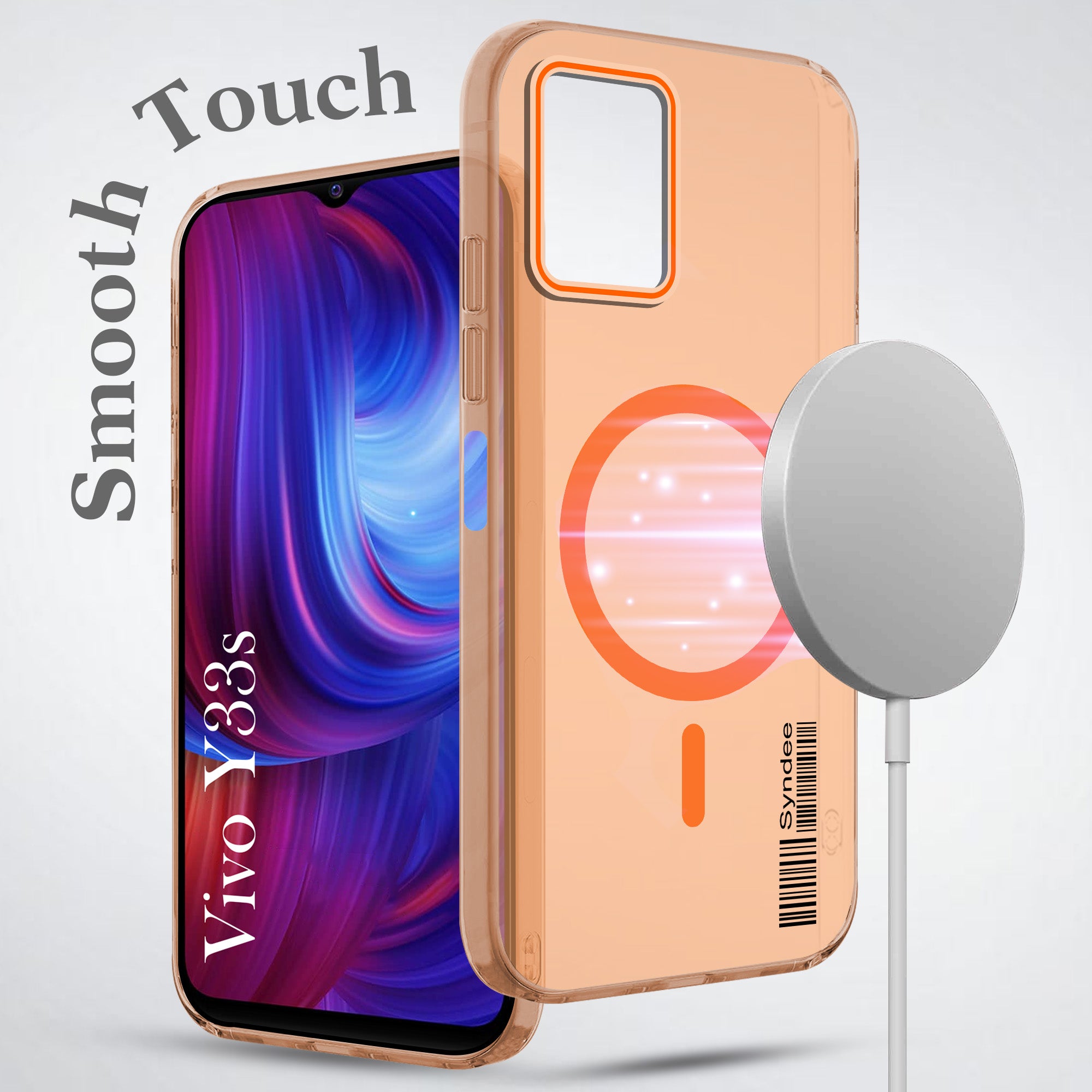 For Vivo Y33s Back Cover Case (Soft Touch | Camera Bump Protection | MagSafe Compatible | Matte Finish)