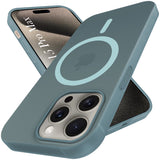 For Apple iPhone 15 Pro Max Back Cover Case  (Frosted Matte Feel | MagSafe Compatible Wireless Charging | Polycarbonate Material)