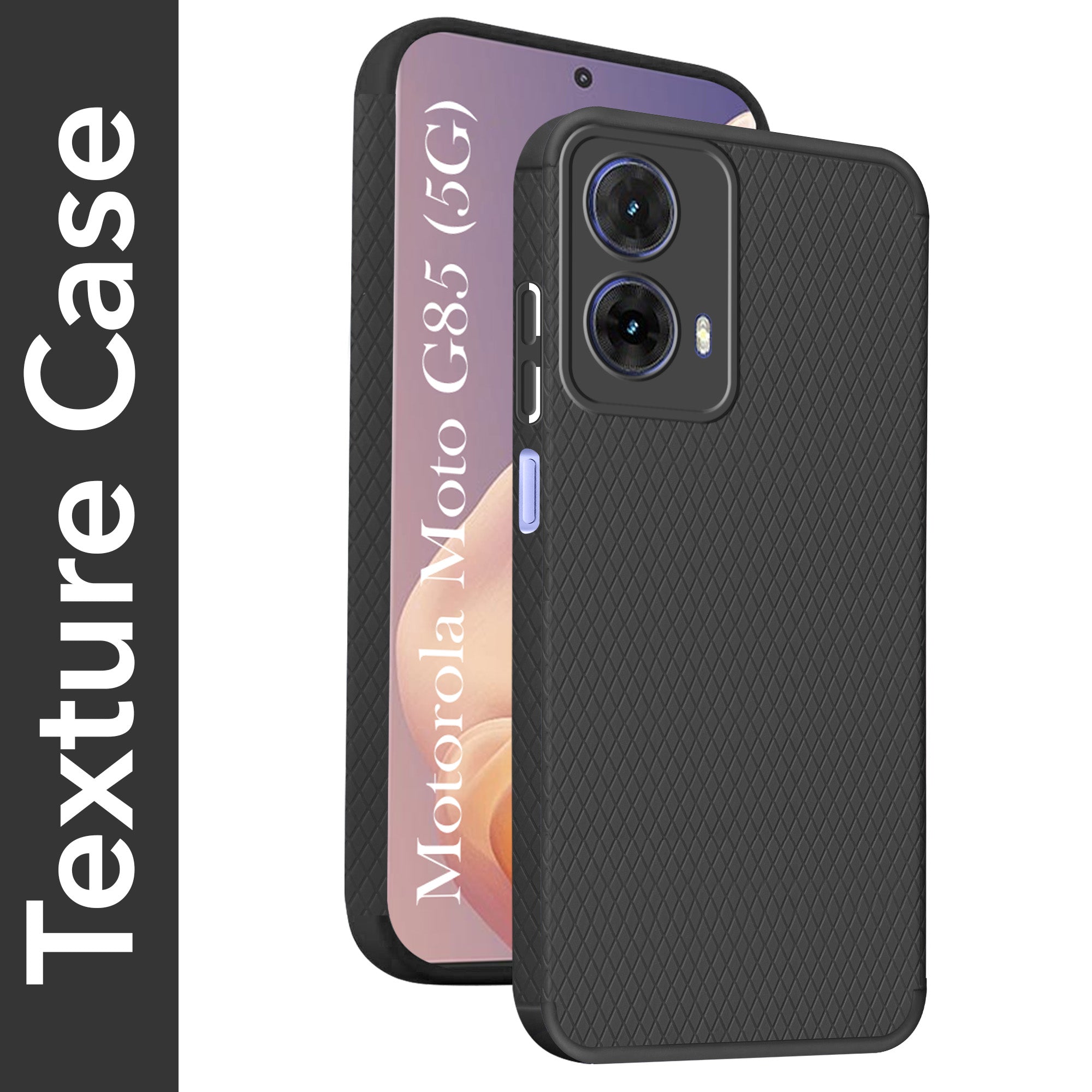 For Motorola Moto G85 5G Back Cover Case (Liquid Silicone | Side Grip | Camera Protection)