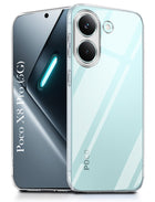 For Poco X8 Pro Back Cover Case Silicone (Clear Shockproof Case with Camera Protection | Soft and Flexible | Transparent)