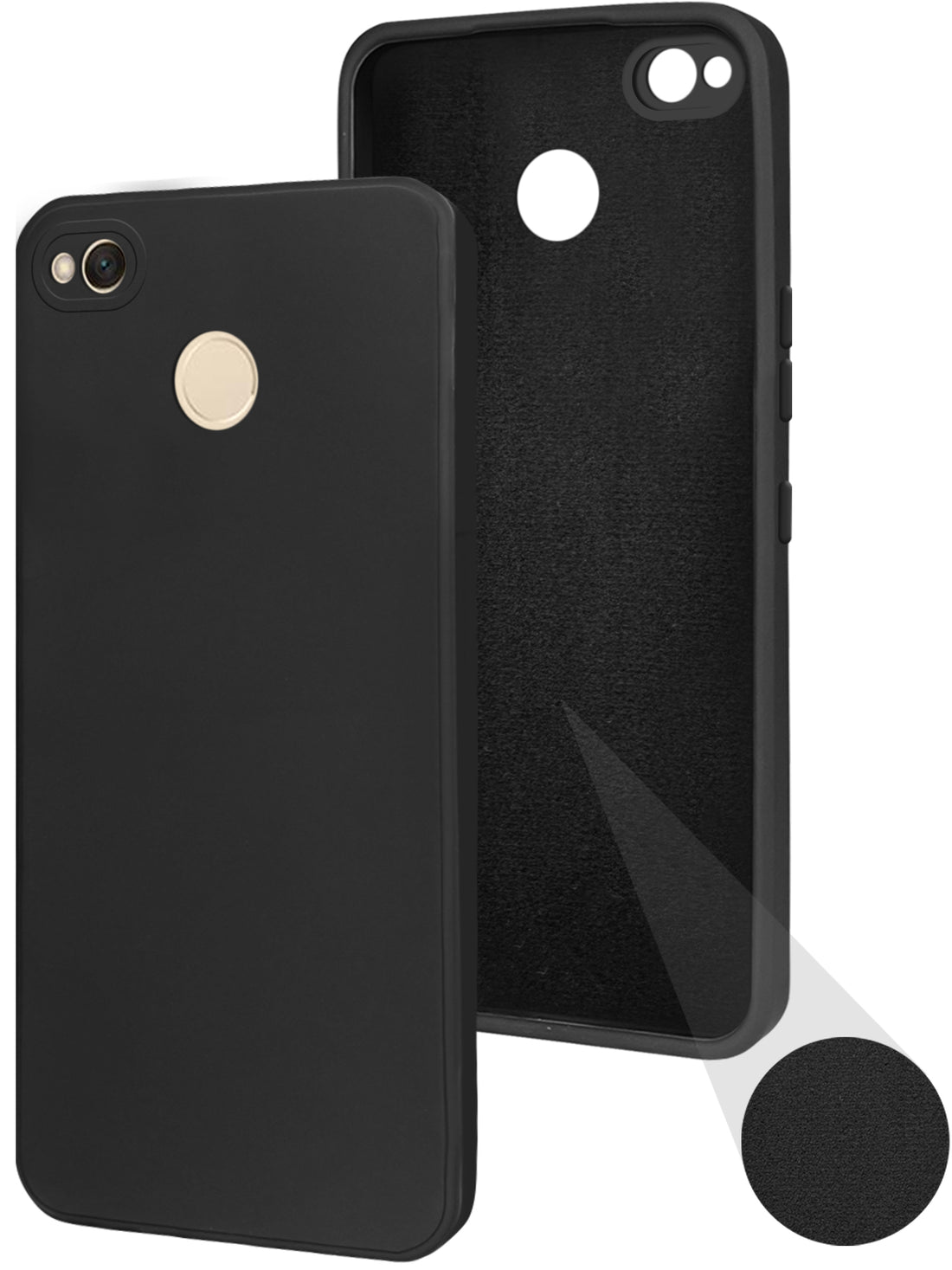 For Xiaomi Redmi 4 Back Cover ( Silicone Clear Shockproof Case with Camera Protection | Soft and Flexible | Transparent)