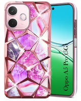 For Oppo A5 Pro Back Cover Case ( Dual Design Glitter Sparkle and Detachable Diamond Print Case | Soft and Flexible)