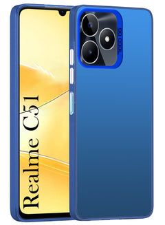For Realme C51 Back Cover Case (Velvet Touch | Professional Glossy Finish | Camera Protection Bump)