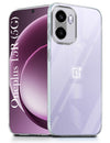 For OnePlus 15R Back Cover Case Silicone (Clear Shockproof Case with Camera Protection | Soft and Flexible | Transparent)