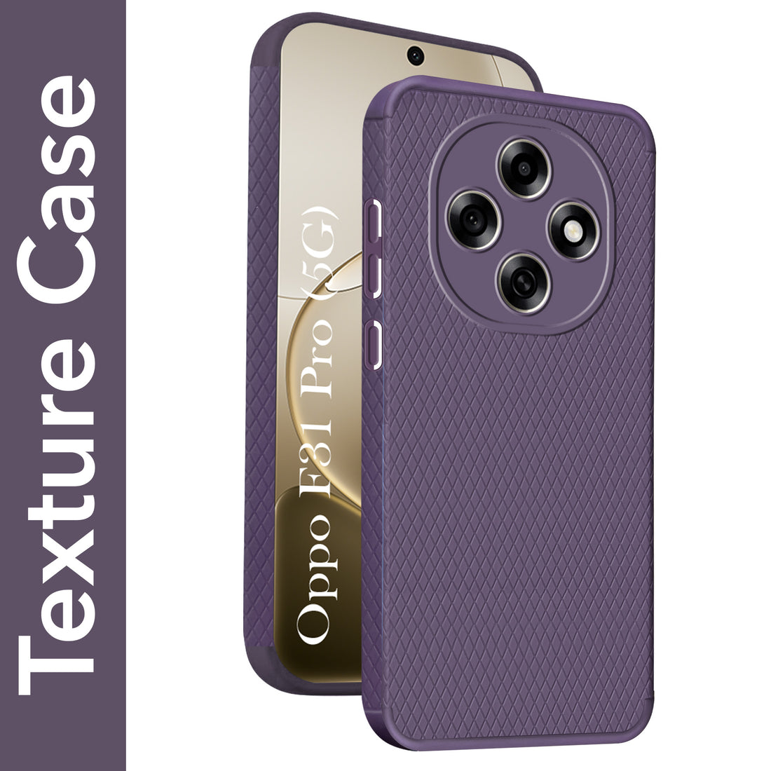 For Oppo F31 Pro Back Cover Case Liquid Silicone (Camera Protection | Side Grip Texture | Soft and Flexible)