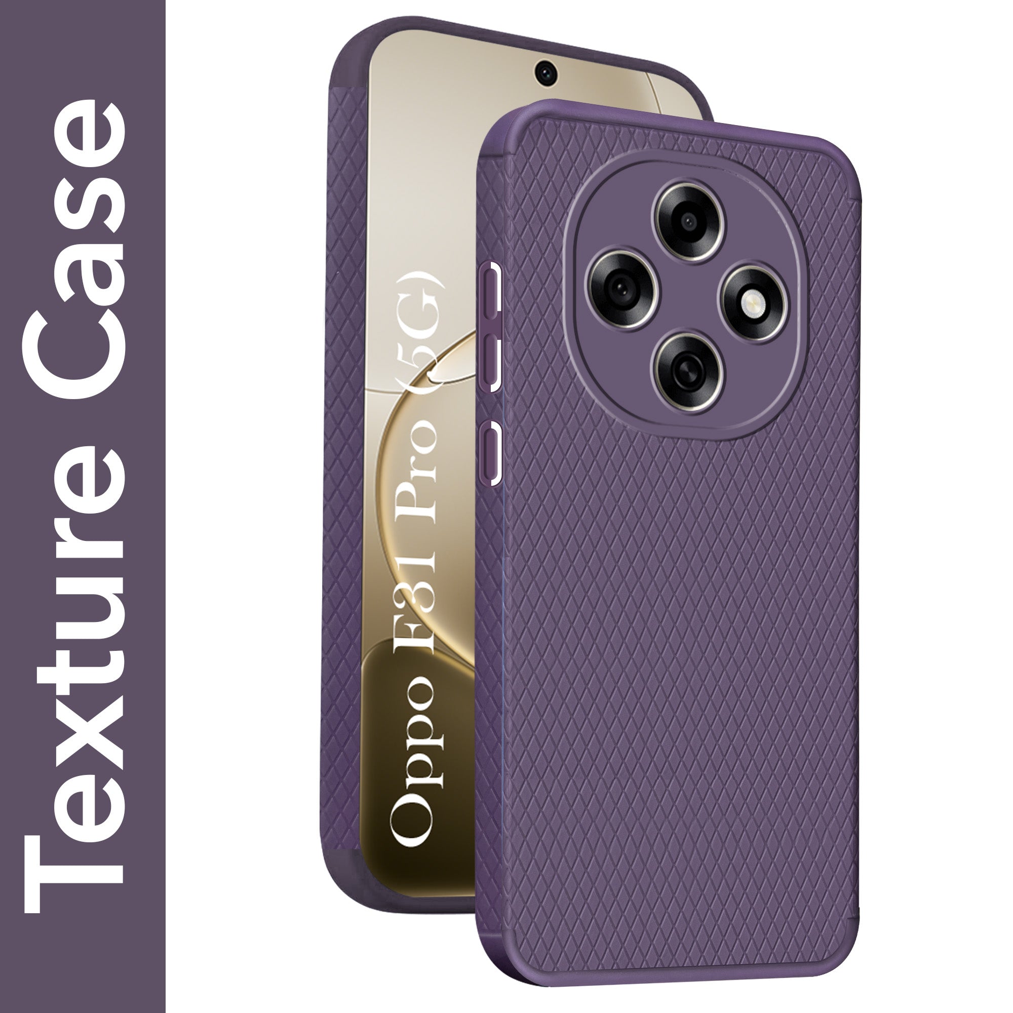 For Oppo F31 Pro Back Cover Case Liquid Silicone (Camera Protection | Side Grip Texture | Soft and Flexible)