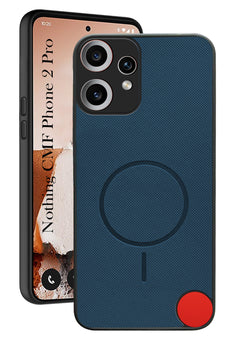 For Nothing CMF Phone 2 Pro Back Cover Case PU Leather (Texture Grip Design | Professional Minimalist | Camera Protection | Soft and Flexible)