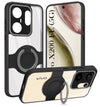 For Vivo X200 FE Back Cover Case with stand (Built-in Ring Holder Kickstand | Lifetime Anti Yellow | Camera Protection)