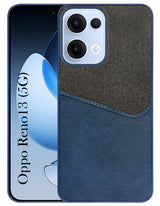 For Oppo Reno13 | Oppo Reno 13 Back Cover Case (Dual PU Leather Stitch | Professional Minimalist | Soft and Flexible)