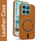 For Motorola Moto Edge 60 Fusion Back Cover Case Leather Finish (MagSafe Compatible Wireless Charging | Soft Touch | Camera Bump Protection)