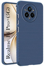 For Realme 14 Pro Plus 5G Back Cover Case (Liquid Silicone | Side Grip | Camera Protection)