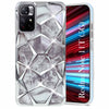 For Xiaomi Redmi Note 11T Back Cover Case 5G 3D Silicone Compatible (Dual Design Glitter Sparkle and Detachable Diamond Print Case | Soft and Flexible)