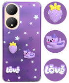 For Vivo Y100 Back Cover Case (3D Cute Cartoons | Hard Back Side Soft | Matte Premium Finish | HD Printing)