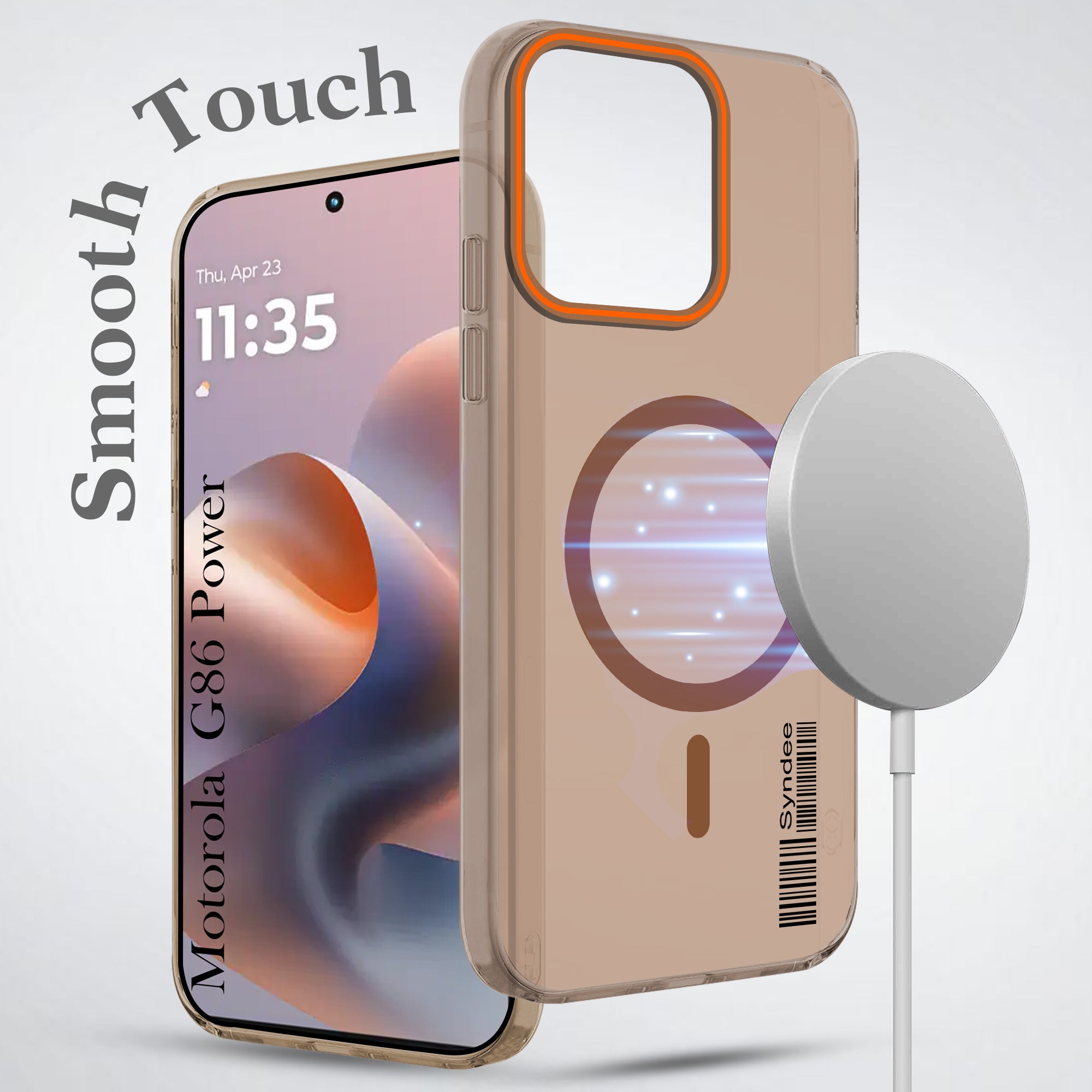 For Motorola Moto G86 Power Back Cover Case (Soft Touch | Camera Bump Protection | MagSafe Compatible | Matte Finish)