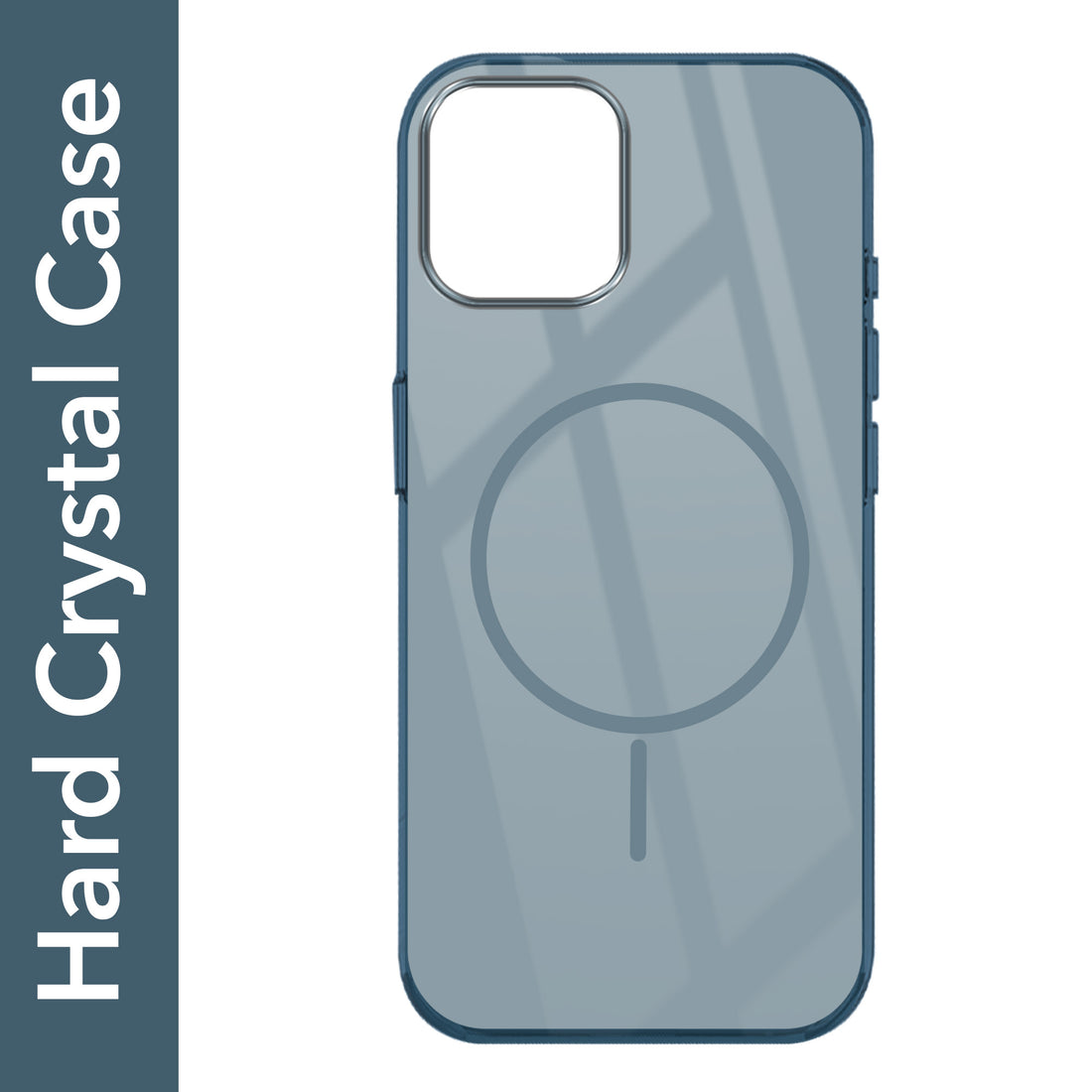 For Apple iPhone 11 Pro Max Back Cover Case Crystal Anti Yellow (MagSafe Wireless Charging Support |Camera Protection Bump)