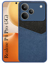For Realme P4 Pro Back Cover Case (Dual PU Leather Stitch | Professional Minimalist | Soft and Flexible)