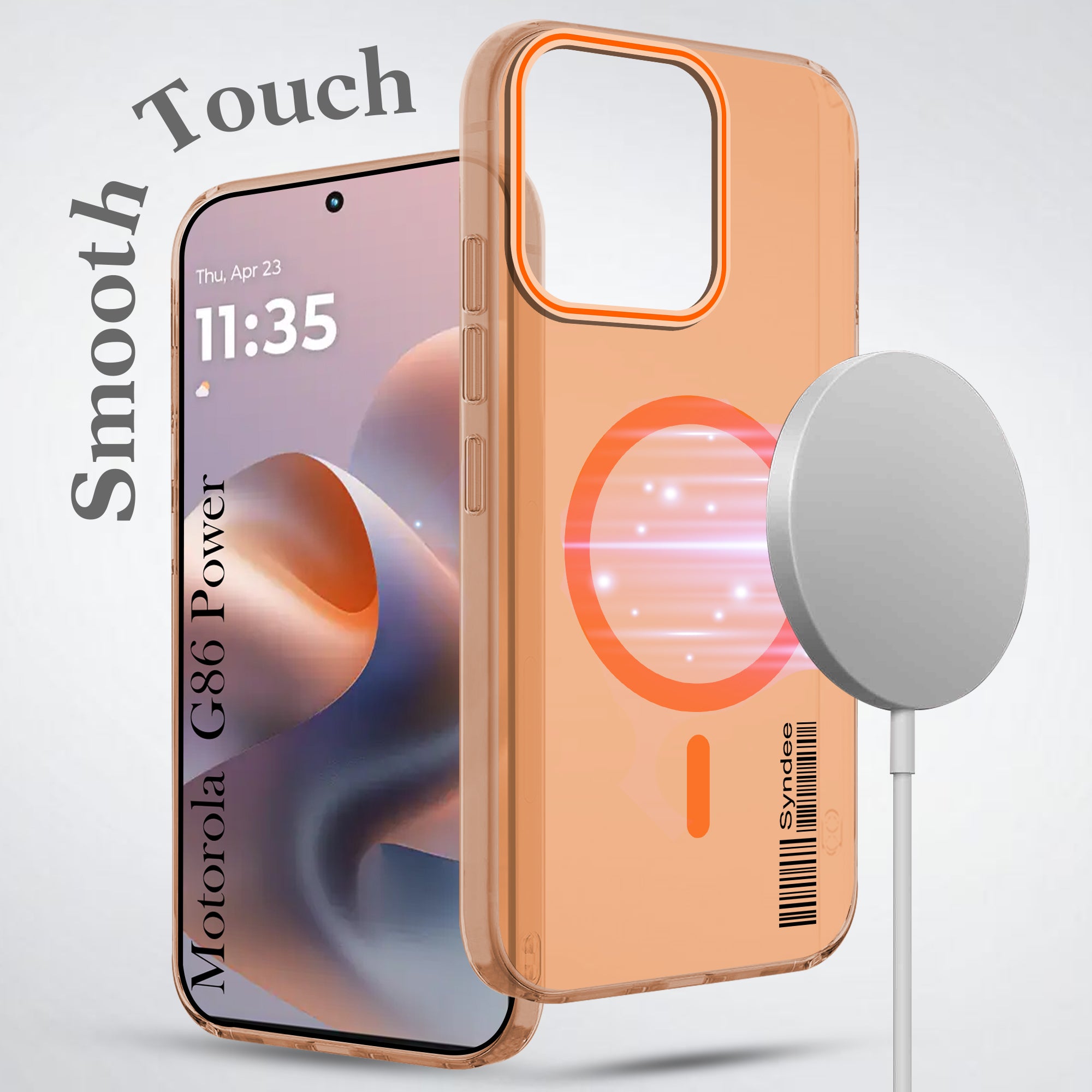 For Motorola Moto G86 Power Back Cover Case (Soft Touch | Camera Bump Protection | MagSafe Compatible | Matte Finish)