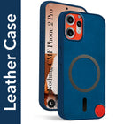 For Nothing CMF Phone 2 Pro Back Cover Case Leather Finish (MagSafe Compatible Wireless Charging | Soft Touch | Camera Bump Protection)