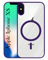 For Apple iPhone Xs Back Cover Case (MagSafe Compatible Wireless Charging | Hybrid Camera Bump Protection | Shockproof Polycarbonate Material)