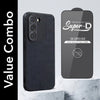 Liquid Silicone Camera Protection Side Grip Texture Soft and Flexible Cases Black With Glass.