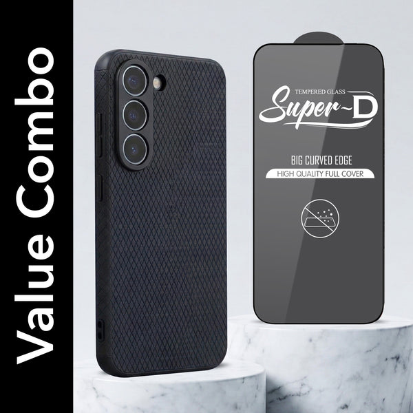 Liquid Silicone Camera Protection Side Grip Texture Soft and Flexible Cases Black With Glass.