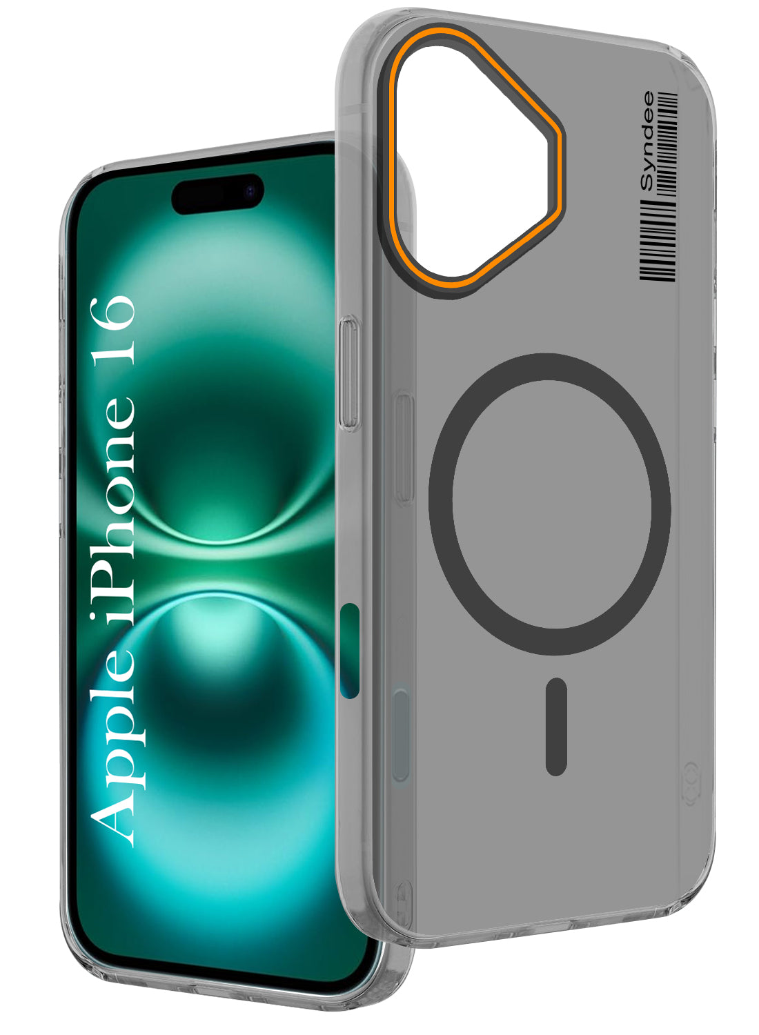 For Apple iPhone 16 Back Cover Case (Soft Touch | Camera Bump Protection | MagSafe Compatible | Matte Finish)