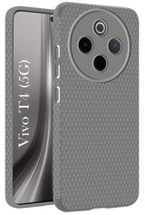 For Vivo T4 Back Cover Case (Liquid Silicone | Side Grip | Camera Protection)