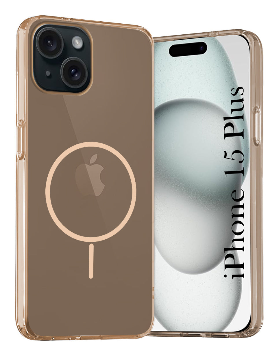 For Apple iPhone 15 Plus Back Cover Case Silicone (Slim Paper Thin | Camera Protection Bump | Minimalist Professional | Soft Flexible)