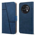 For Realme 13 Plus Flip Cover Case ( Stitched Leather with Magnetic Closure)