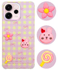 For Oppo Reno 15c Back Cover Case (3D Cute Cartoons | Hard Back Side Soft | Matte Premium Finish | HD Printing)