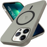 For Apple iPhone 13 Pro Max Back Cover Case (Frosted Matte Feel | MagSafe Compatible Wireless Charging | Polycarbonate Material)