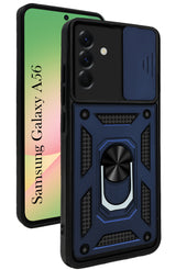 For Samsung Galaxy A56 Back Cover Case (Hybrid Dual Armor Polycarbonate)
