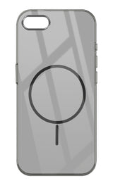 For Apple iPhone 7 | iPhone 8 Back Cover Case (Crystal Clear Case | MagSafe Wireless Charging Support | Hard Anti Yellow | Camera Protection Bump)