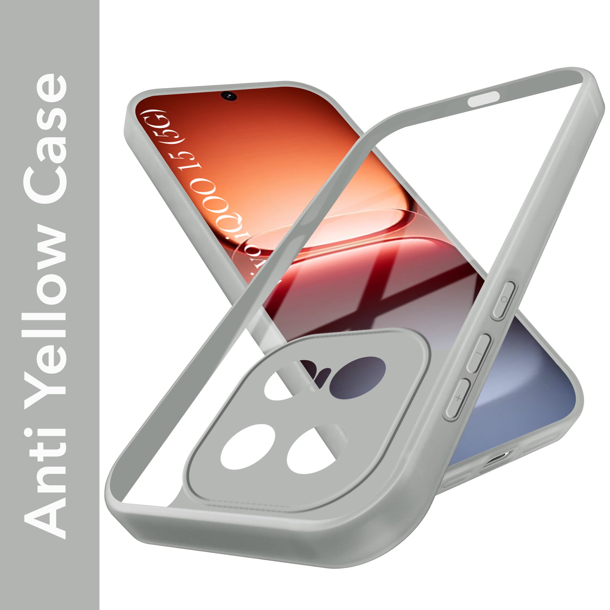 For Vivo iQOO 15 5G Back Cover Case Ultra-Hybrid (Lifetime Anti Yellow | Anti Scratch | Crystal Clear Shockproof)