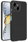 For Tecno Spark Go 1 Back Cover Case (Camera Protection | Side Grip Texture | Soft and Flexible)