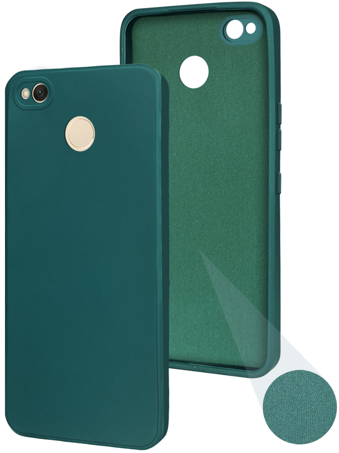 For Xiaomi Redmi 4 Back Cover ( Silicone Clear Shockproof Case with Camera Protection | Soft and Flexible | Transparent)