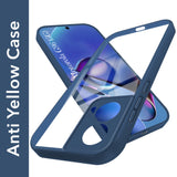 For Motorola Moto G96 Back Cover Case (Lifetime Anti Yellow | Anti Scratch | Crystal Clear Shockproof)