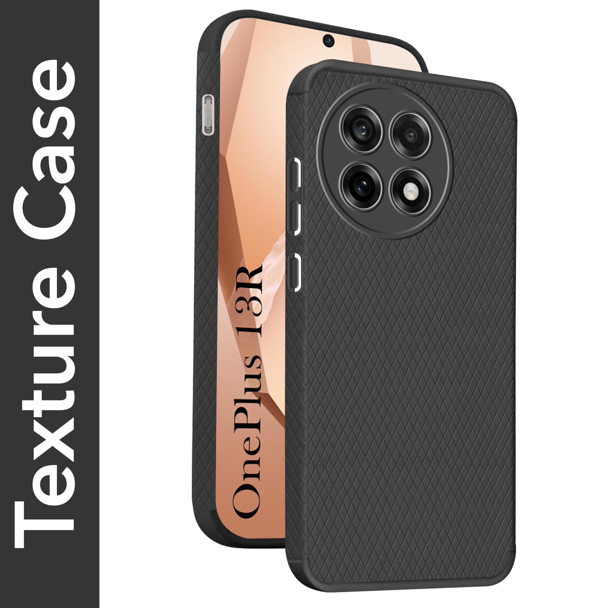 For OnePlus 13R 5G Back Cover Case (Liquid Silicone | Side Grip | Camera Protection)
