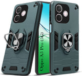 For Oppo A5 Pro Back Cover Case (Shockproof Dual Layer Polycarbonate |Ring Holder Kickstand)