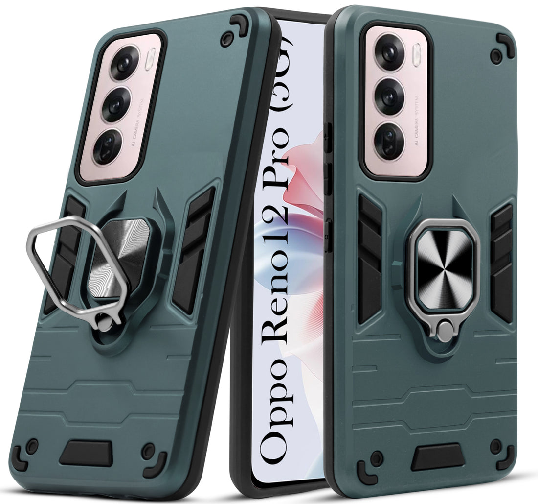 For Oppo Reno12 Pro 5G | Oppo Reno 12 Pro 5G Back Cover Case (Shockproof Polycarbonate Dual Layer Hybrid Armor)