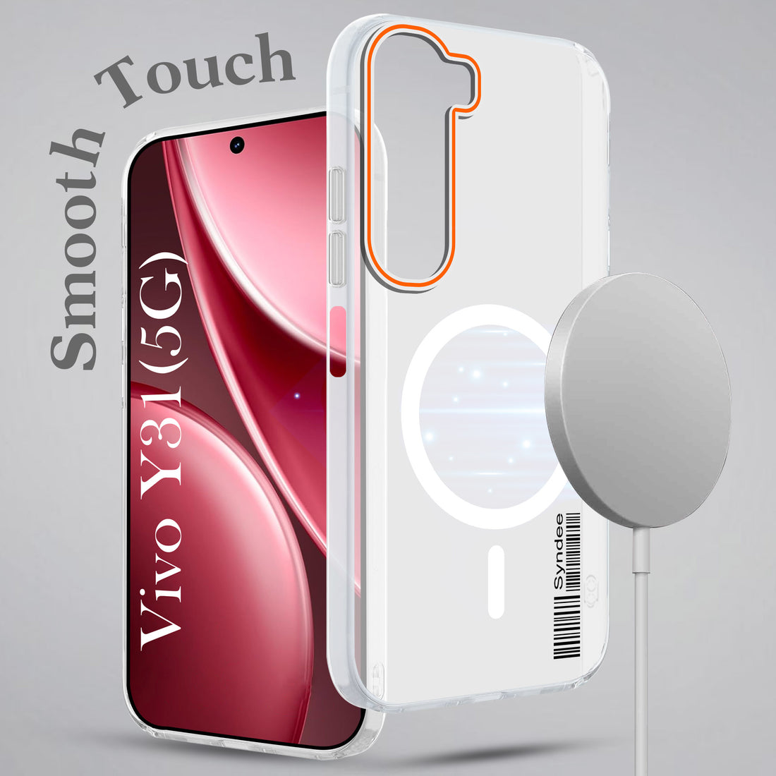 For Vivo Y31 5G Back Cover Case (Soft Touch | Camera Bump Protection | MagSafe Compatible | Matte Finish)