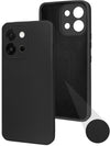For OnePlus 13S Back Cover Case (Matte Finish Silicone with Inside Fiber cloth)