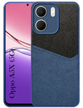 For Oppo A5X Back Cover Case (Dual PU Leather Stitch | Professional Minimalist | Soft and Flexible)