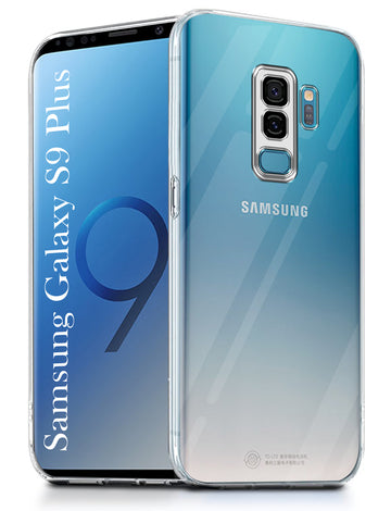 For Samsung Galaxy S9 Plus Back Cover ( Silicone Clear Shockproof Case with Camera Protection | Soft and Flexible | Transparent)