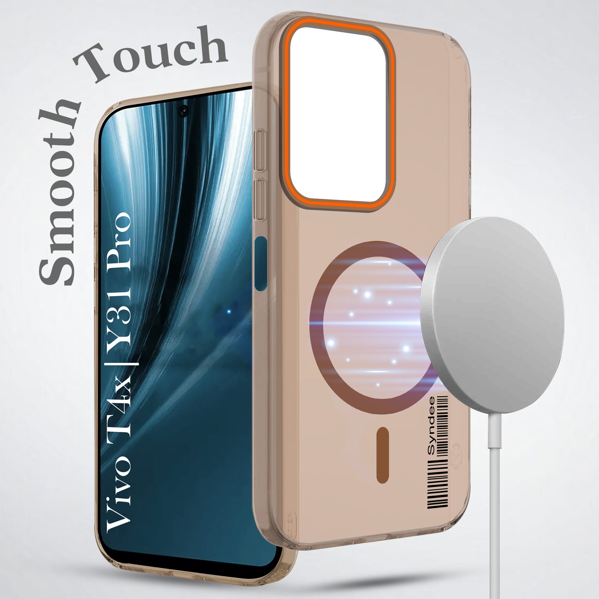For Vivo T4x | Vivo Y31 Pro Back Cover Case (Soft Touch | Camera Bump Protection | MagSafe Compatible | Matte Finish)