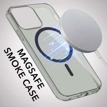 For Apple iPhone 13 Pro Max Back Case Cover Lifetime Anti-Yellow MagSafe Compatible Clear (Sleek Hard Crystal | Camera Protection and Shockproof)